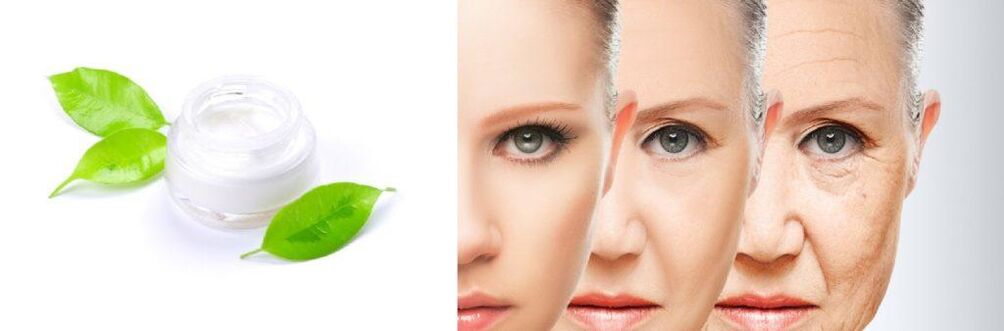 Yaşlanma karşıtı yüz maskesi